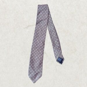 Ermenegildo Zegna Silk Polka Dot Tie, 59” x 3”